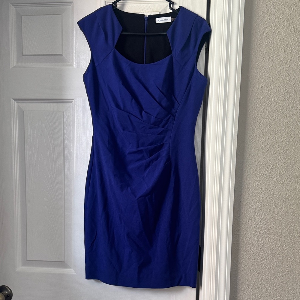 Calvin Klein Women's Royal Blue Mini Dress